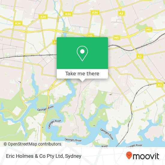 Eric Holmes & Co Pty Ltd map