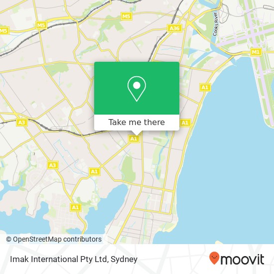 Imak International Pty Ltd map