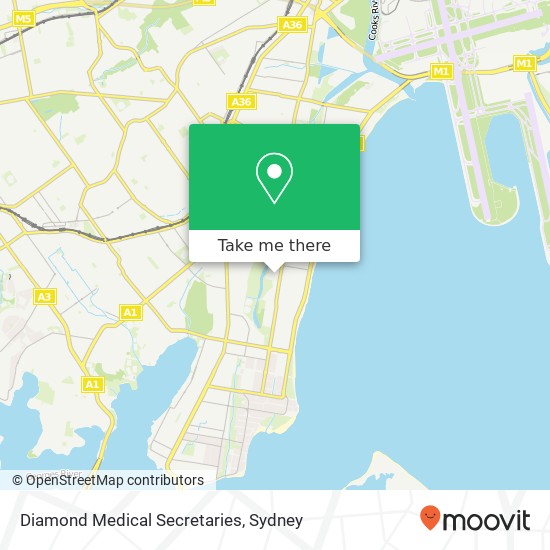 Diamond Medical Secretaries map