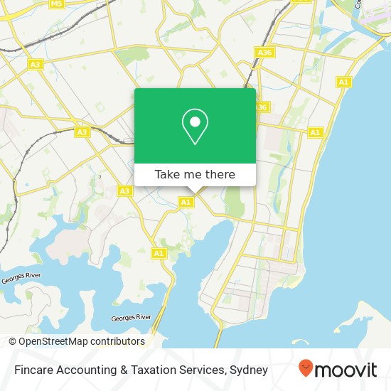 Fincare Accounting & Taxation Services map