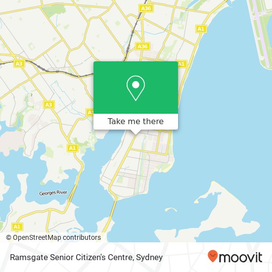 Ramsgate Senior Citizen's Centre map