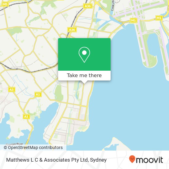 Matthews L C & Associates Pty Ltd map
