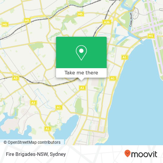 Fire Brigades-NSW map