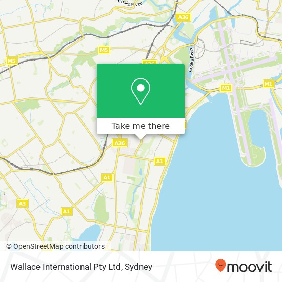 Wallace International Pty Ltd map