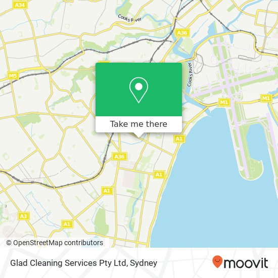 Mapa Glad Cleaning Services Pty Ltd