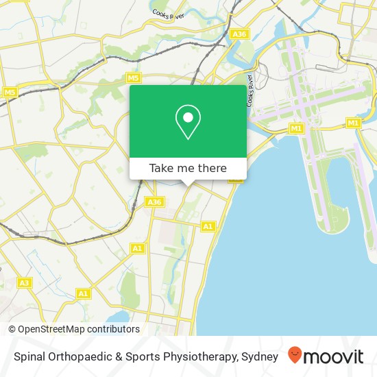 Mapa Spinal Orthopaedic & Sports Physiotherapy