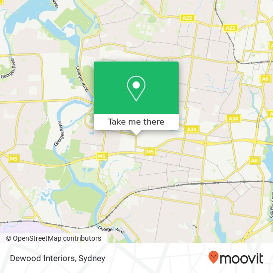 Dewood Interiors map