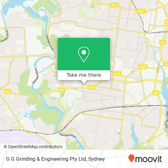 Mapa G G Grinding & Engineering Pty Ltd