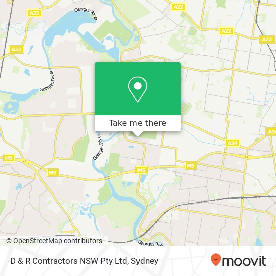 D & R Contractors NSW Pty Ltd map