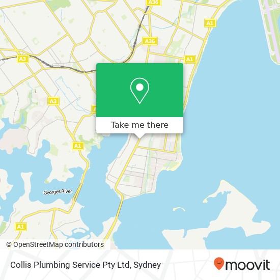 Collis Plumbing Service Pty Ltd map