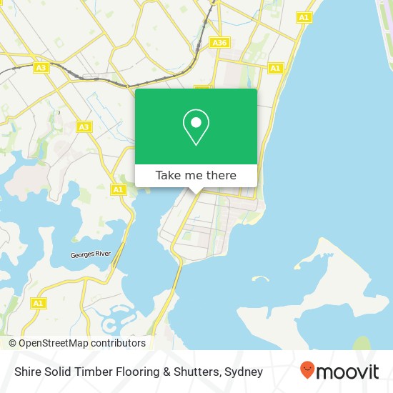 Shire Solid Timber Flooring & Shutters map