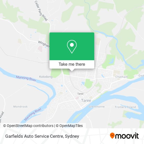 Garfields Auto Service Centre map