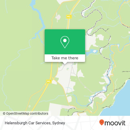 Mapa Helensburgh Car Services