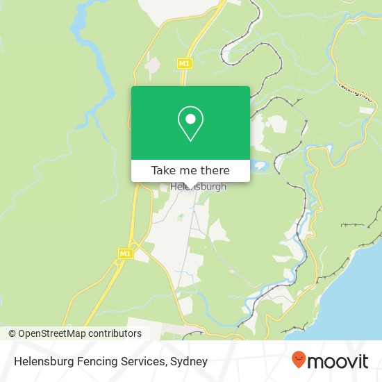 Mapa Helensburg Fencing Services