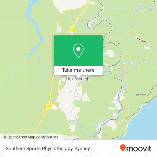 Southern Sports Physiotherapy map
