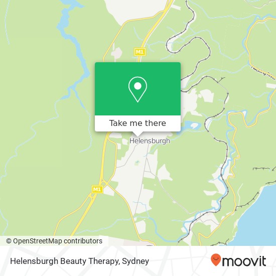 Mapa Helensburgh Beauty Therapy