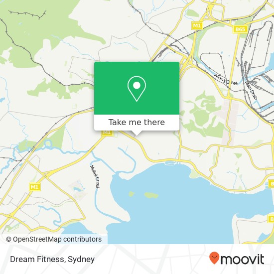 Dream Fitness map