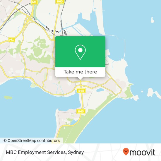 MBC Employment Services map