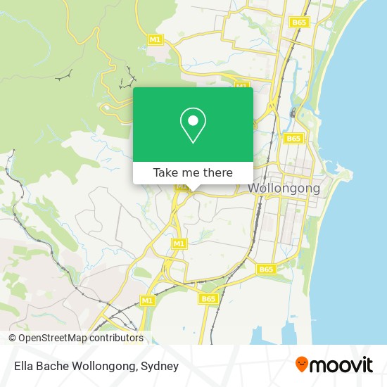 Ella Bache Wollongong map