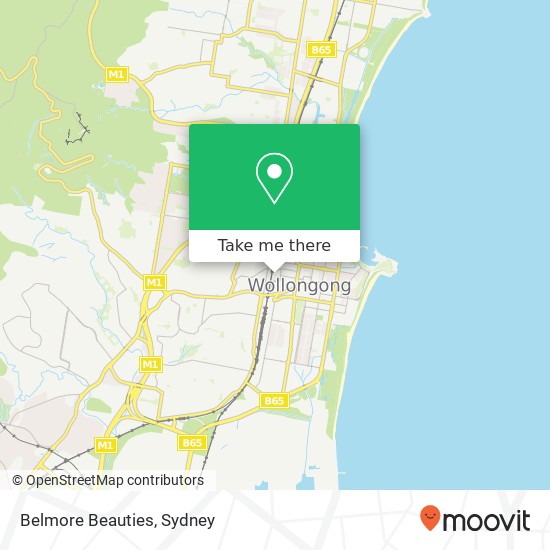 Belmore Beauties map