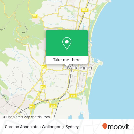 Cardiac Associates Wollongong map