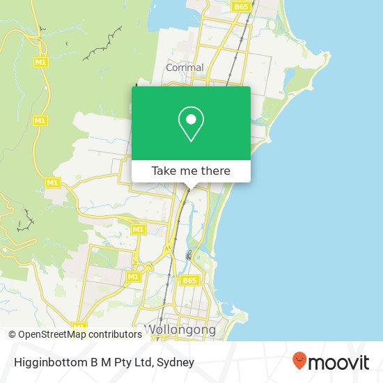 Higginbottom B M Pty Ltd map