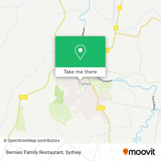 Bernies Family Restaurant map