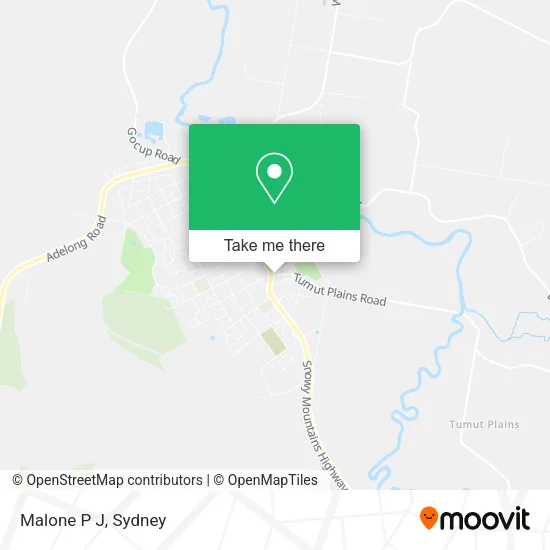 Malone P J map