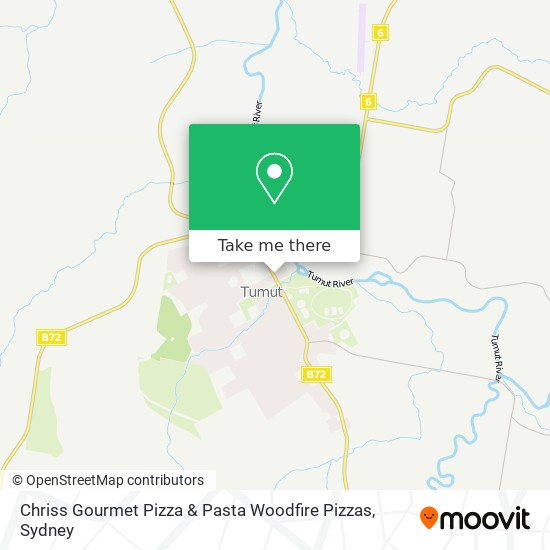 Chriss Gourmet Pizza & Pasta Woodfire Pizzas map