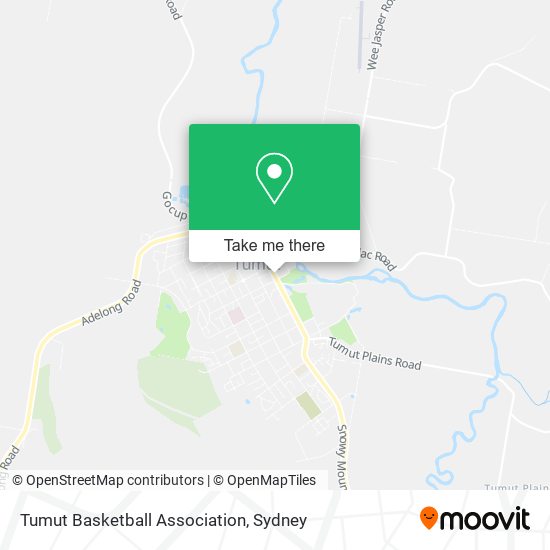 Tumut Basketball Association map