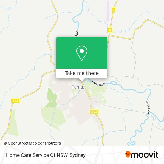 Home Care Service Of NSW map