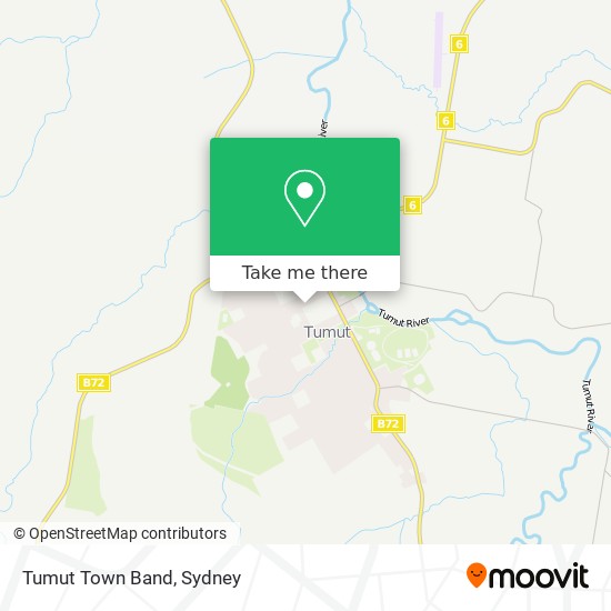 Tumut Town Band map