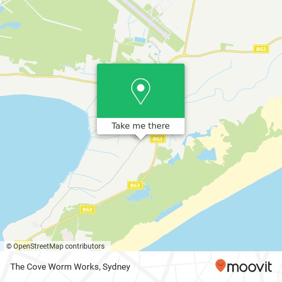 Mapa The Cove Worm Works