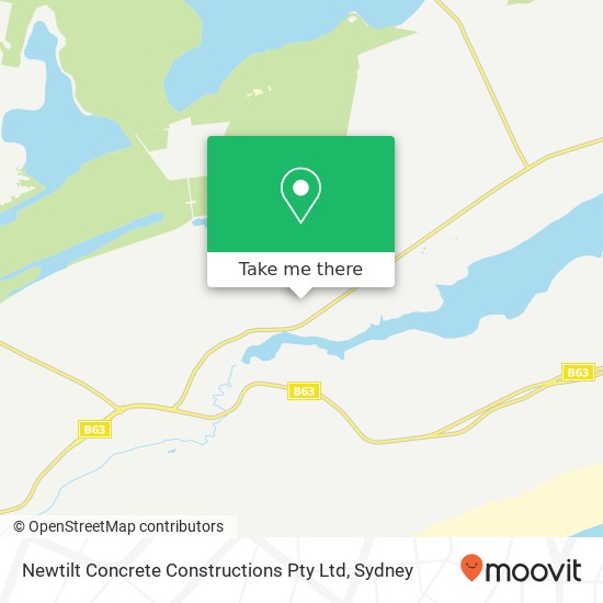 Mapa Newtilt Concrete Constructions Pty Ltd