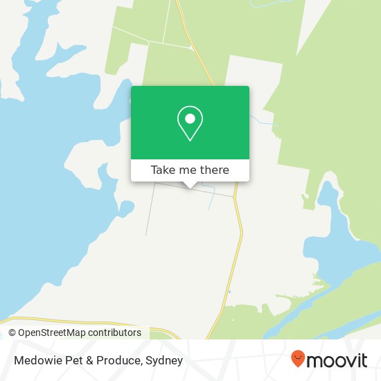 Mapa Medowie Pet & Produce