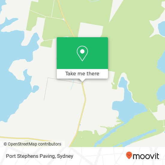 Port Stephens Paving map