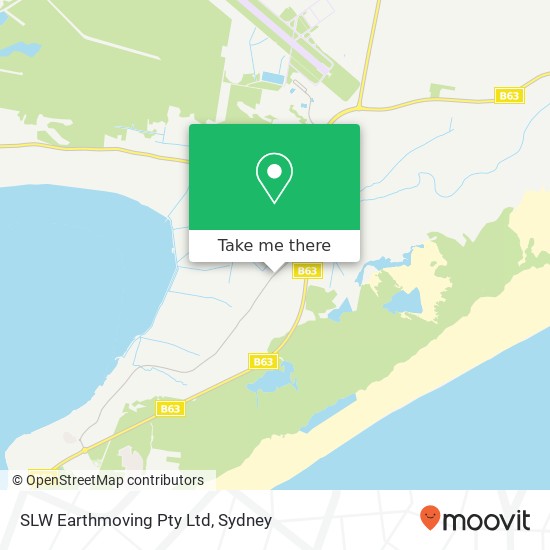 Mapa SLW Earthmoving Pty Ltd