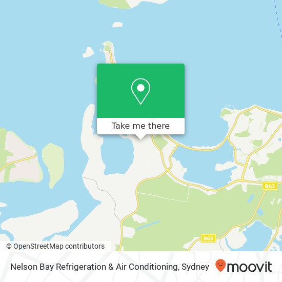 Mapa Nelson Bay Refrigeration & Air Conditioning