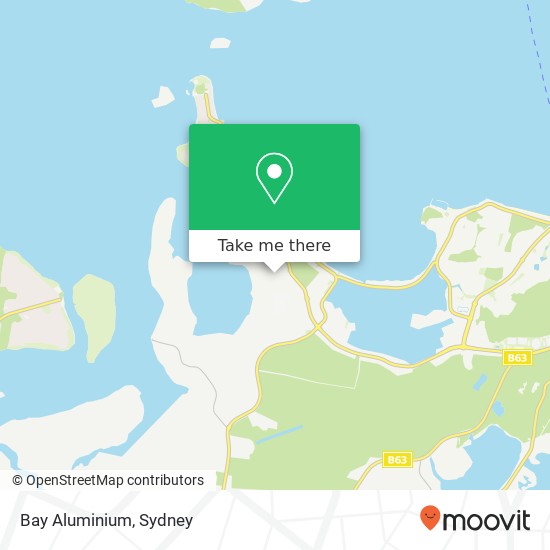 Mapa Bay Aluminium