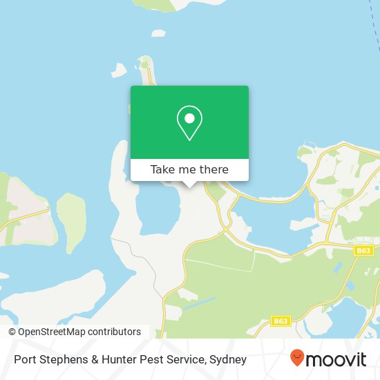 Port Stephens & Hunter Pest Service map