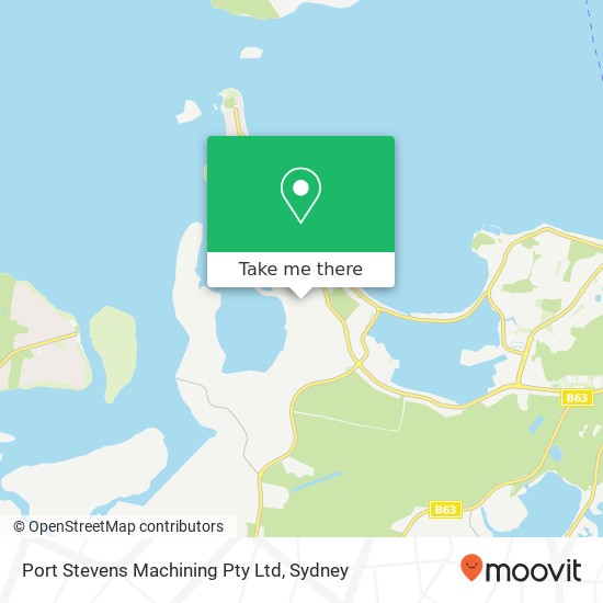 Port Stevens Machining Pty Ltd map