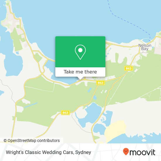 Wright's Classic Wedding Cars map
