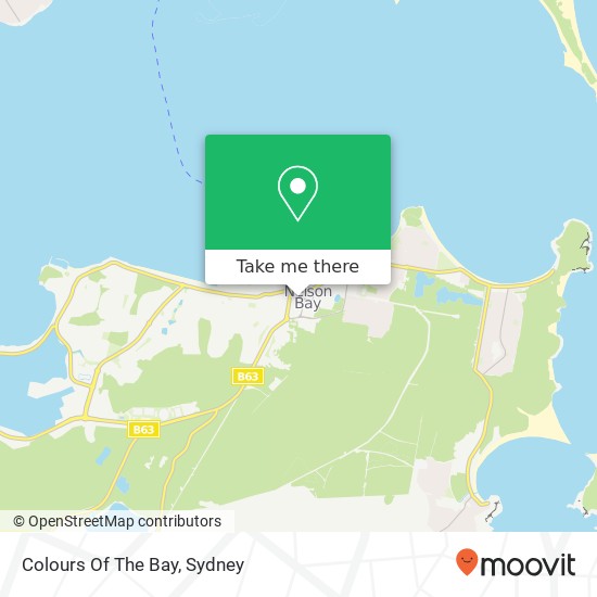 Colours Of The Bay map