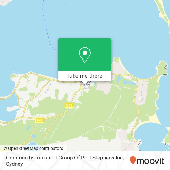Community Transport Group Of Port Stephens Inc map
