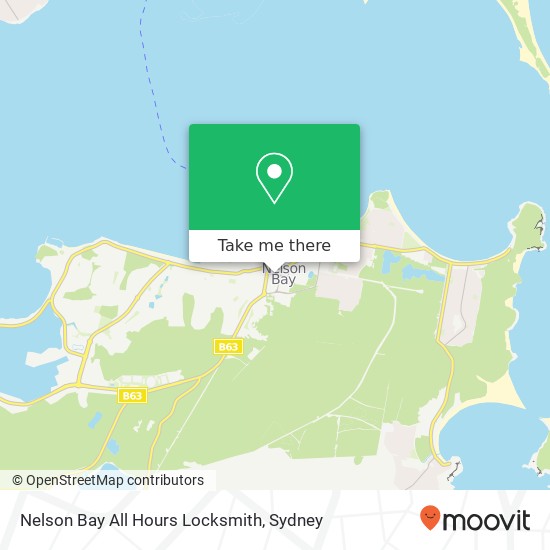 Mapa Nelson Bay All Hours Locksmith