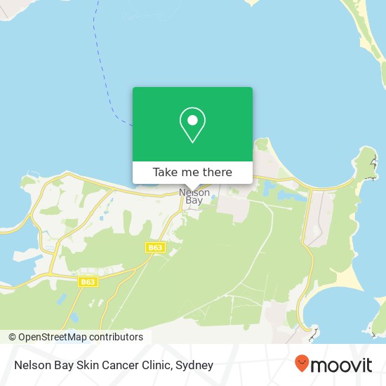 Mapa Nelson Bay Skin Cancer Clinic