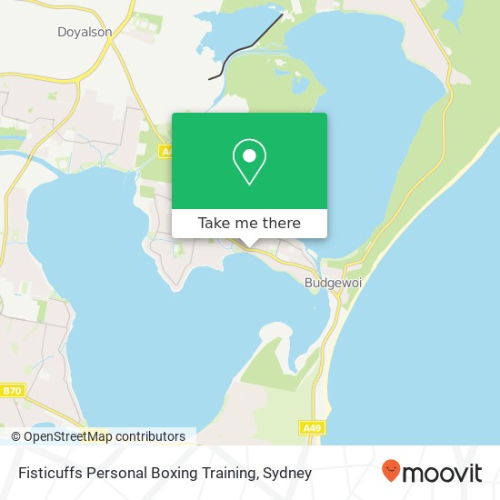 Fisticuffs Personal Boxing Training map