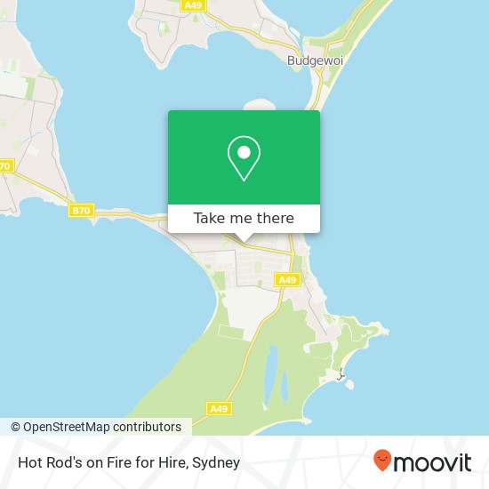 Hot Rod's on Fire for Hire map