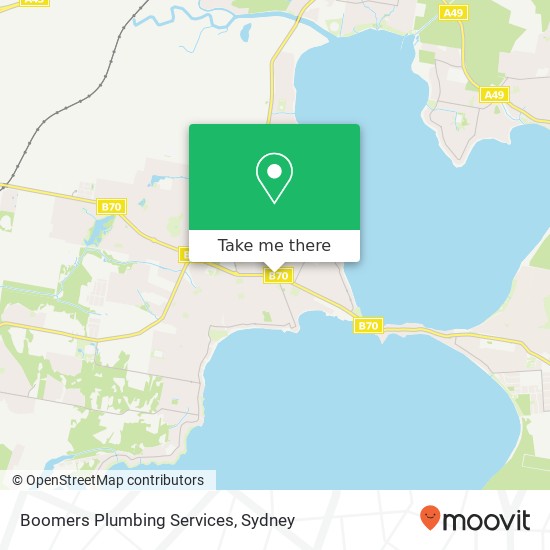 Boomers Plumbing Services map
