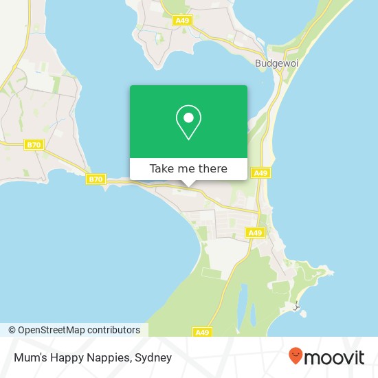 Mum's Happy Nappies map